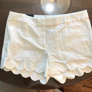 J crew shorts white